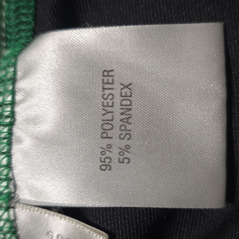Adidas Polo T-Shirt 1/4 Zip Green Black Mens Size XXL Activewear Sport Jersey - Picture 4 of 16